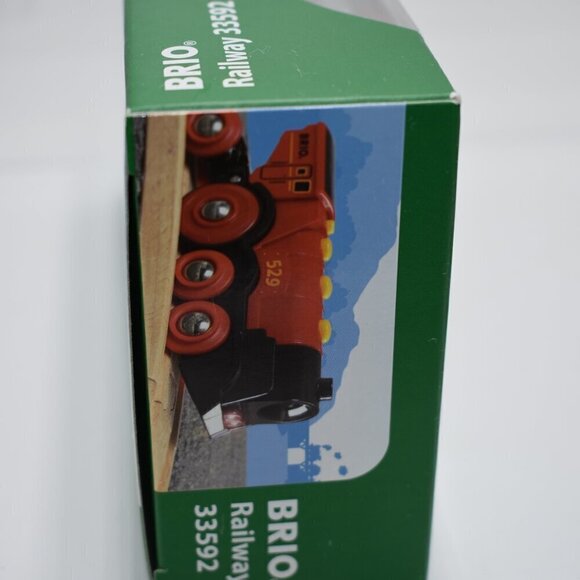 BRIO 33592 Mighty Red Action Locomotive 529 Battery Operated Toy Train - Picture 8 of 14